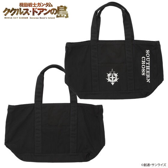 PRE-ORDER : Mobile Suit Gundam: Cucuruz Doan's Island BLACK Series Southern Cross Corps Big Size Tote Bag