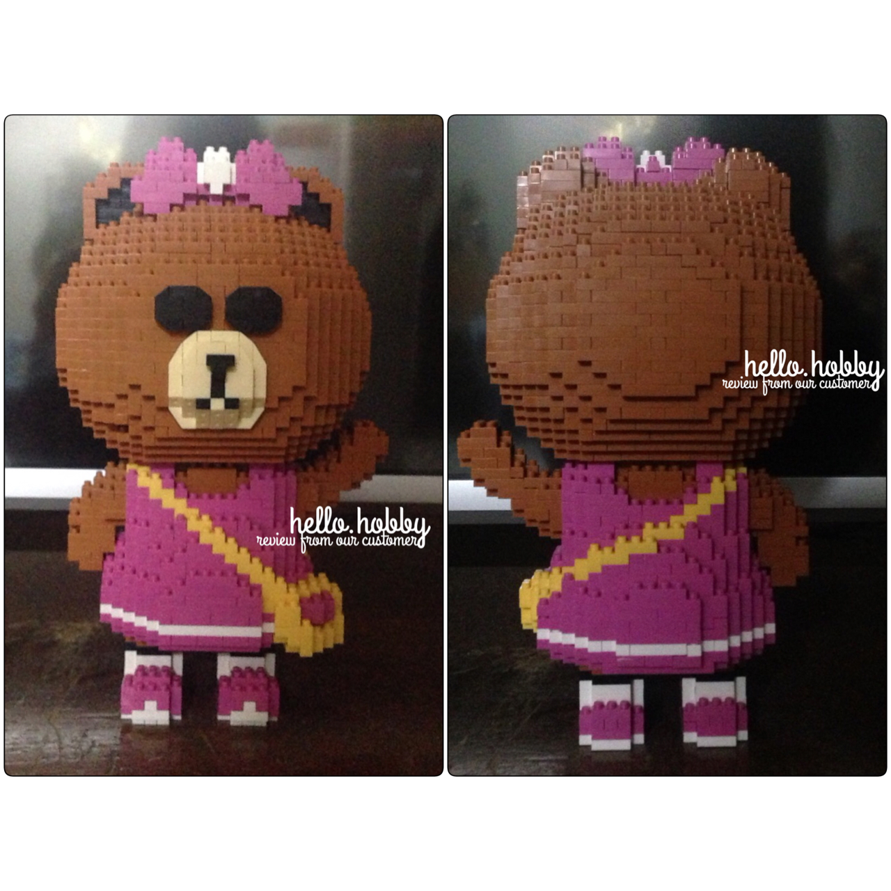 Balody 16046 Line Town Choco 1490pcs