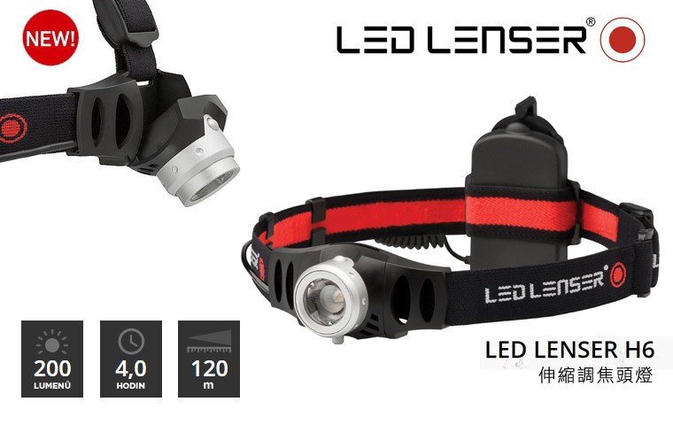 ไฟฉายคาดหัว Led Lenser H6R