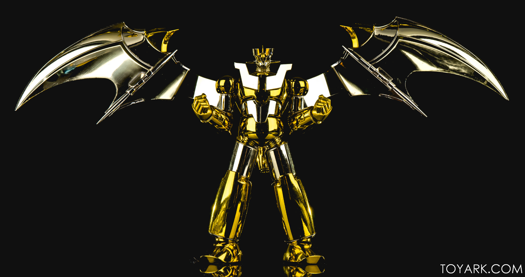 Super Robot Chogokin Shin Mazinger Z Gold Ver. Tamashii Nations 10th Anniversary World Tour Exclusive by Bandai