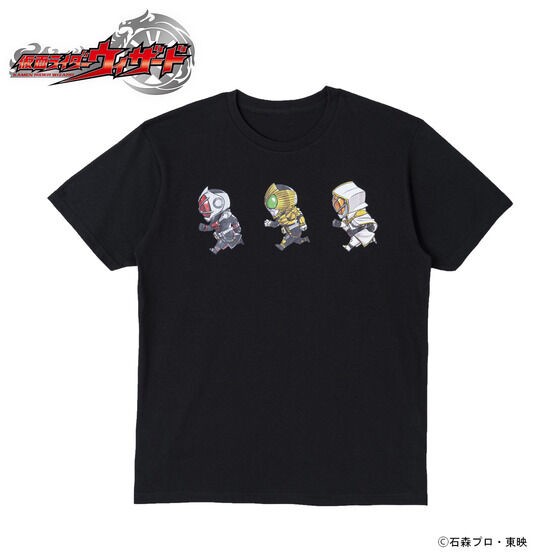 PRE-ORDER : Kamen Rider Wizard Running Deformed Series T-shirt