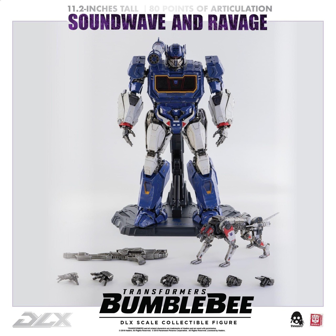 Pre-order : Transformers BUMBLEBEE DLX Soundwave and Ravage by ThreeZero (Reissue)