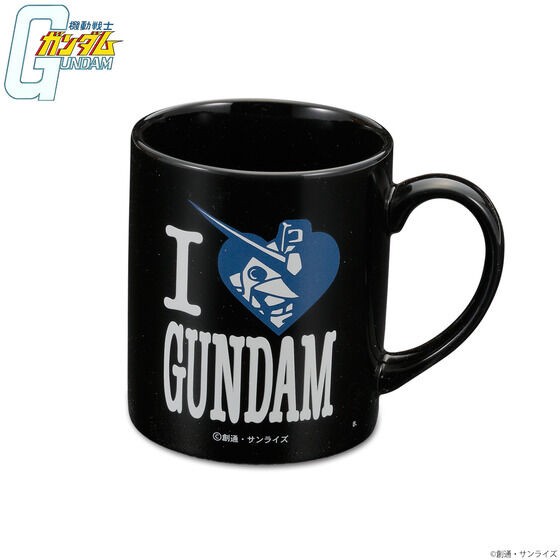 PRE-ORDER : Mobile Suit Gundam I LOVE MOBILE SUIT Mug Cup