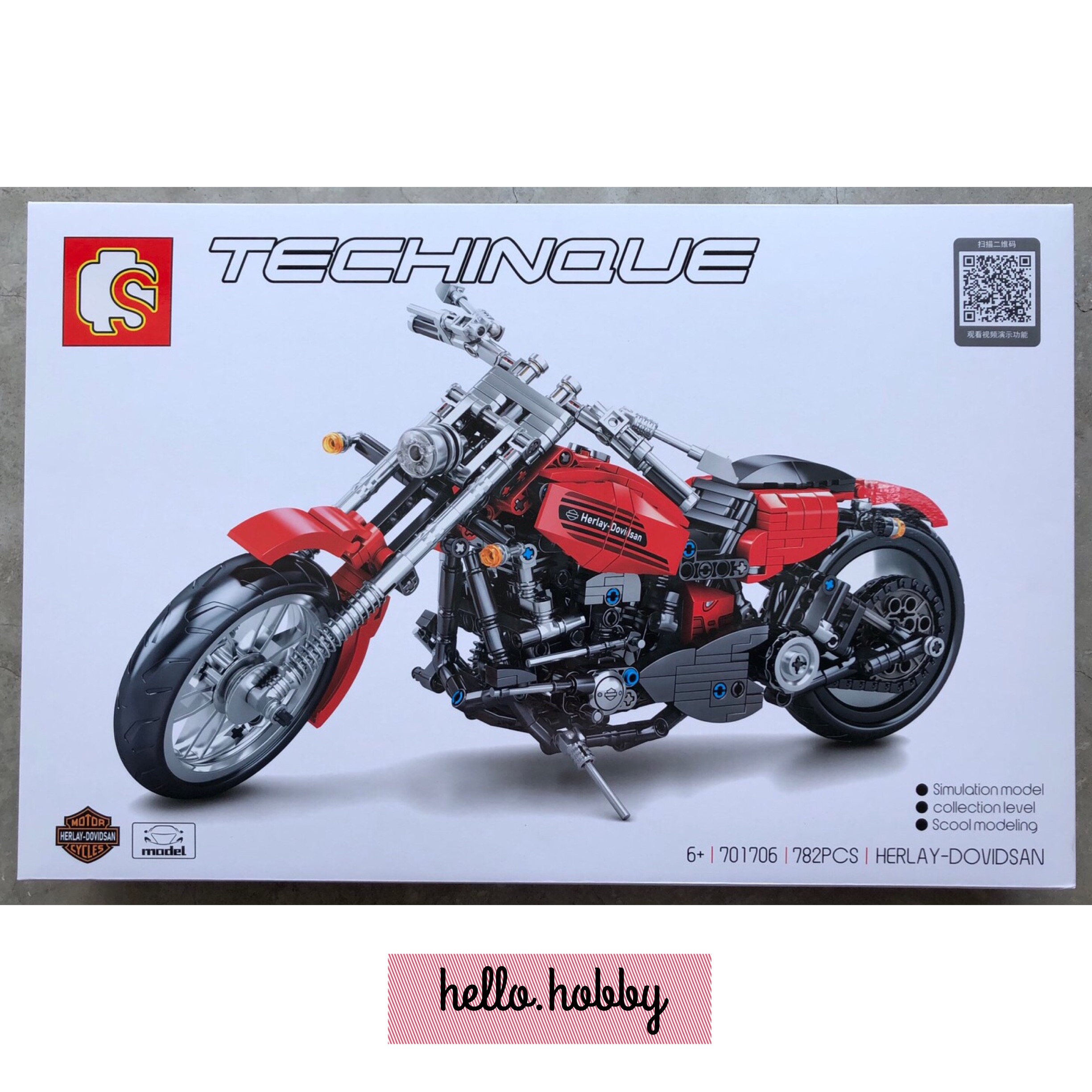 Sembo block 701706 Harley Davidson 782pcs