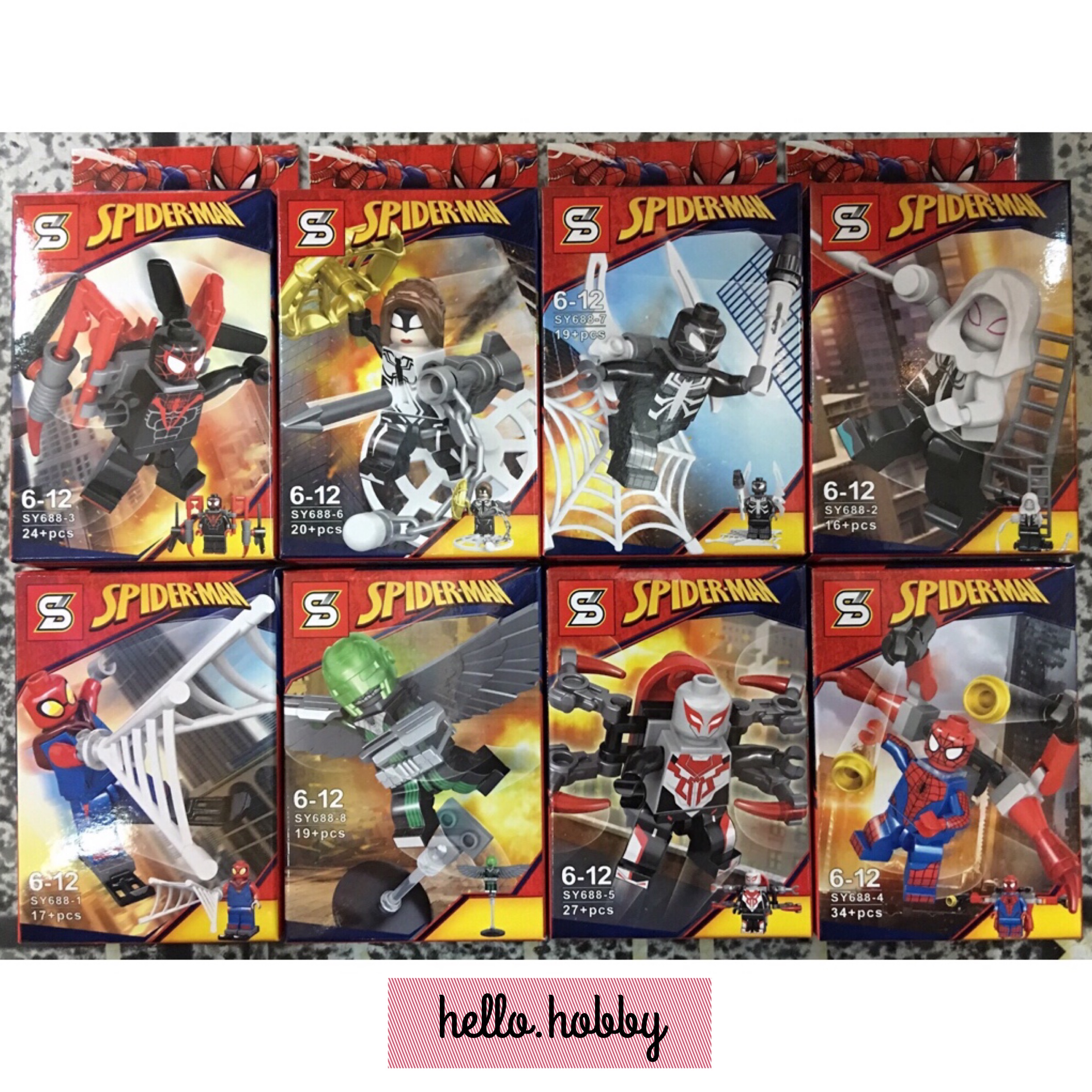 SY 688 1-8 Spiderman