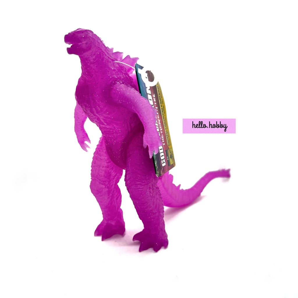 Godzilla - *Theater Exclusive* - Movie Monster Series - "Godzilla x Kong: The New Empire" - Godzilla (2024) Clear Glitter Meta Pink Color EVOLVED ver. Soft Vinyl (Lot JP) by Bandai