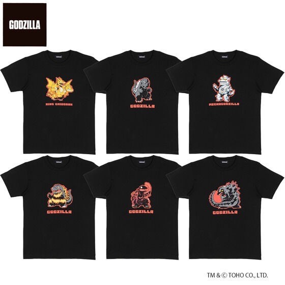 PRE-ORDER : Godzilla Deformed T-shirt (6 types)