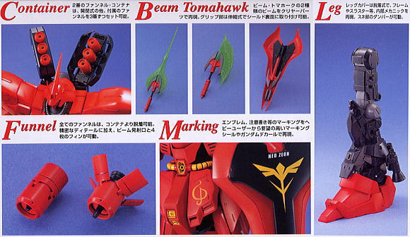 MG 1/100 MSN-04 Sazabi by Bandai