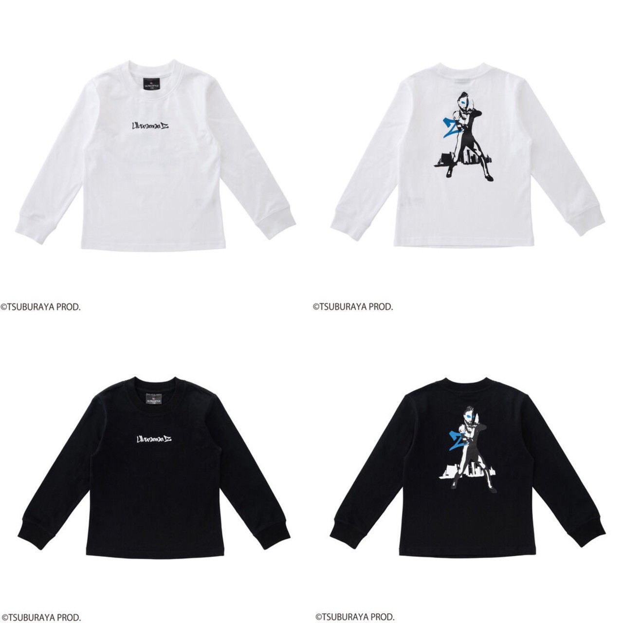 PRE-ORDER : ULTRA STYLE Long Sleeve T-shirt Kids Z Pattern