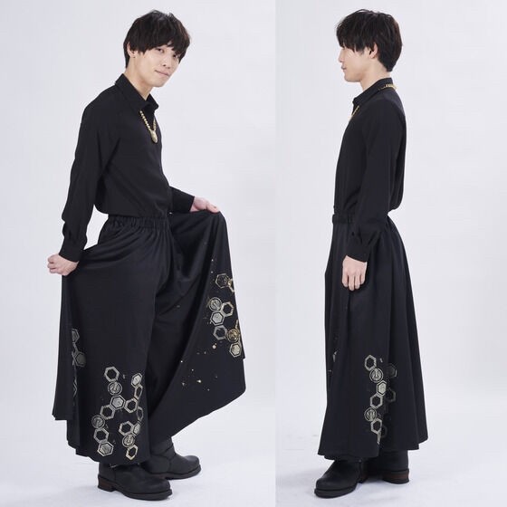 PRE-ORDER : Ohsama Sentai King-Ohger x h.NAOTO Kaguragi Dibousuki Hakama-style Pants