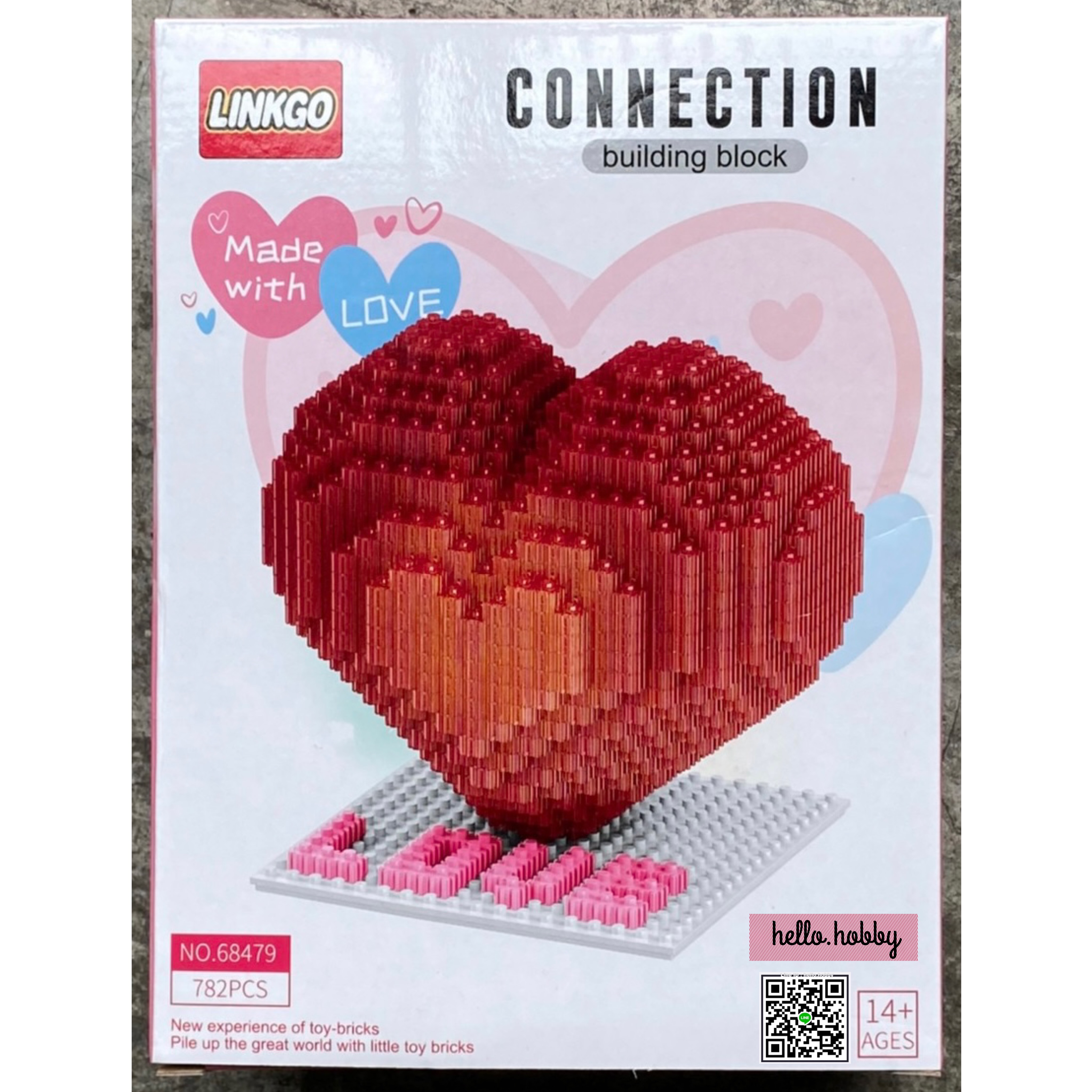 Linkgo 68479 Love 782 pcs (มีไฟ)