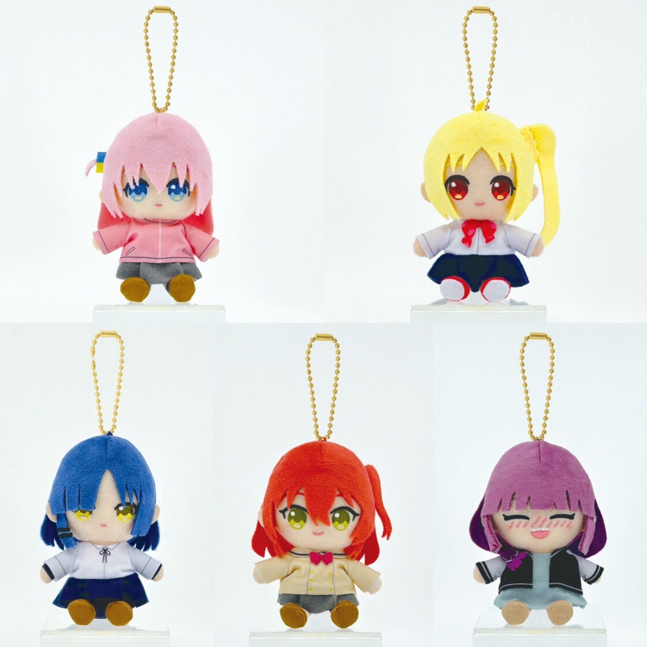 PRE-ORDER : Chibi Stuffed Animal Sitting Mascot Bocchi the Rock