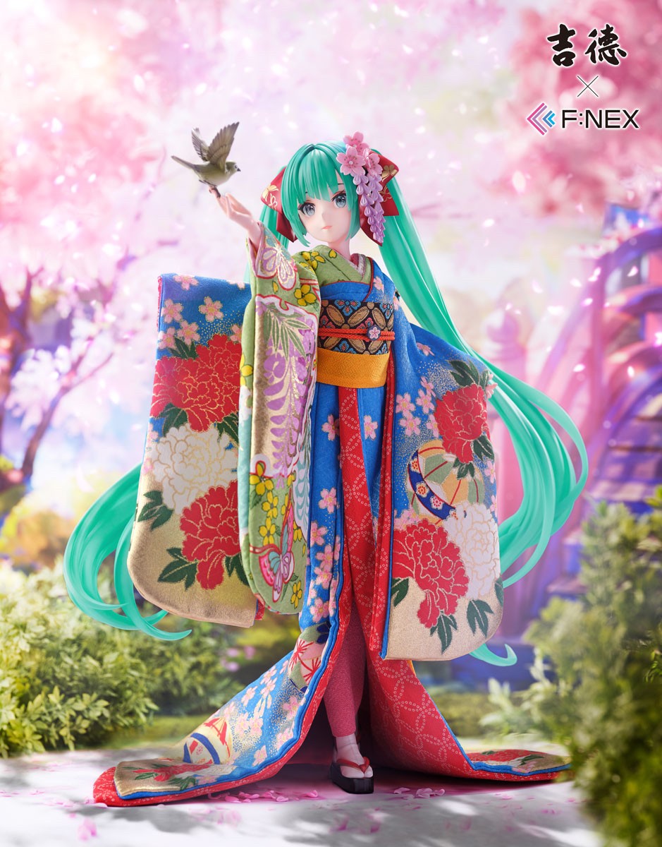 Pre-order : Yoshitoku x F:NEX Hatsune Miku -Japanese Doll- 1/4 Scale Figure by Design Coco x FuRyu