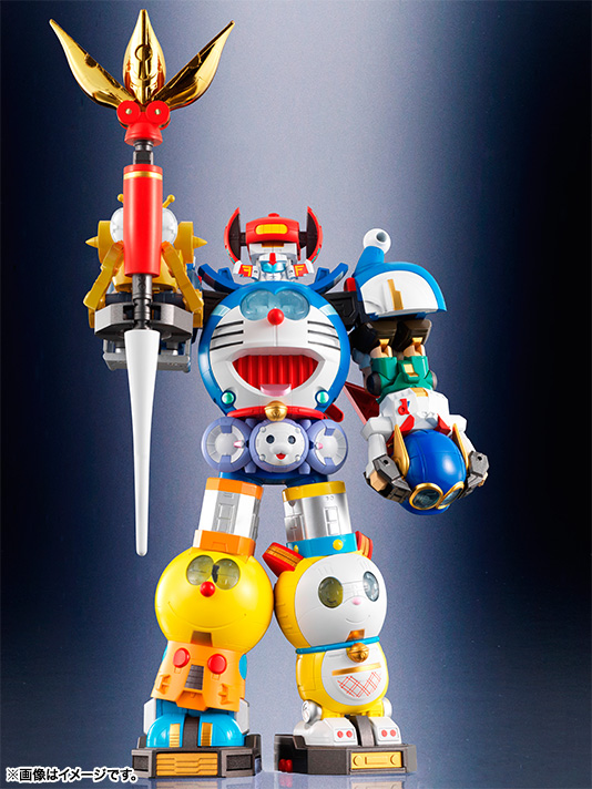 Chogokin Cho gattai SF Robot Fujiko F. Fujio Characters by Bandai (มือสอง สภาพ 90%)