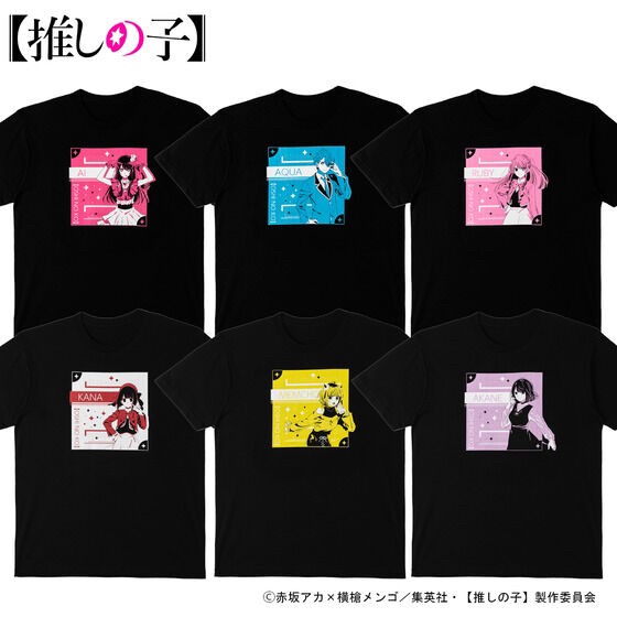 PRE-ORDER : [Oshi no Ko] Design T-shirt (6 types in total)
