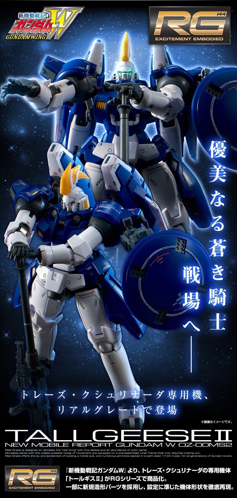 PRE-ORDER : RG TALLGEESE II PLASTIC MODEL