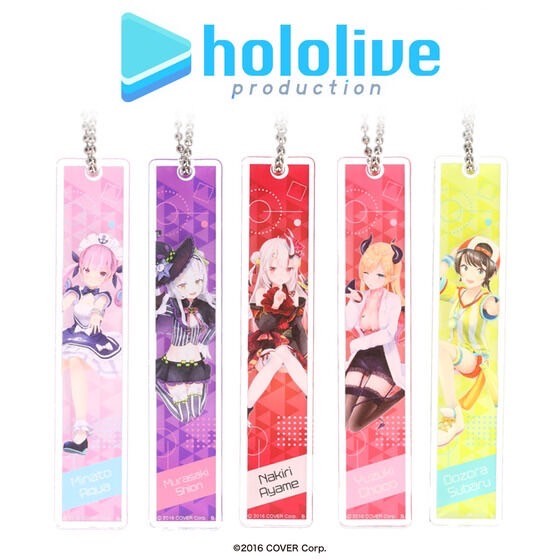 PRE-ORDER : Hololive Room Key Style Acrylic Charm (34 types in total)