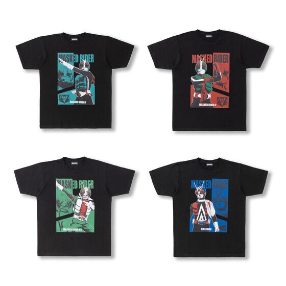 PRE-ORDER : Kamen Rider Showa Series Design T-shirt