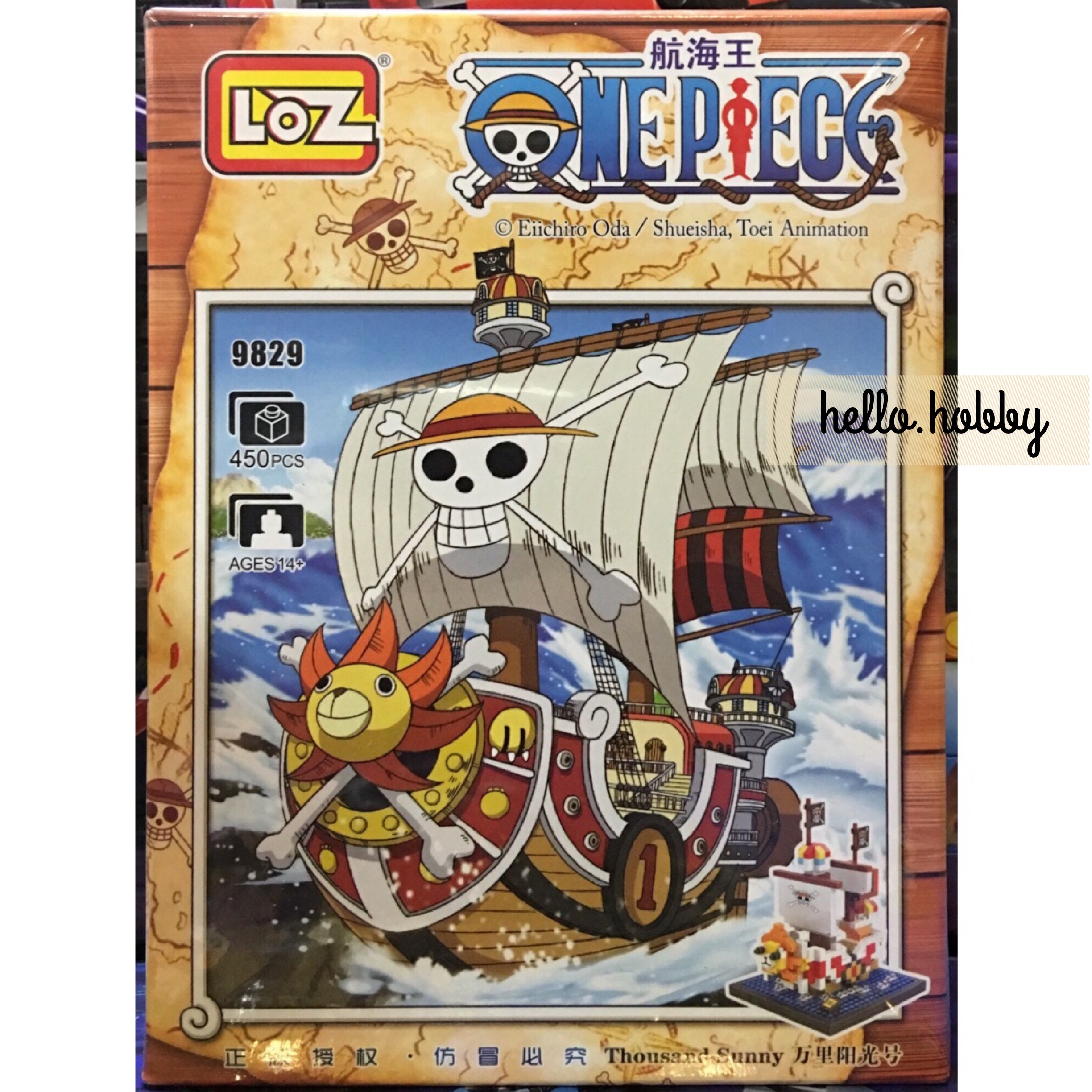 LOZ 9829 One Piece Thousand Sunny 450pcs