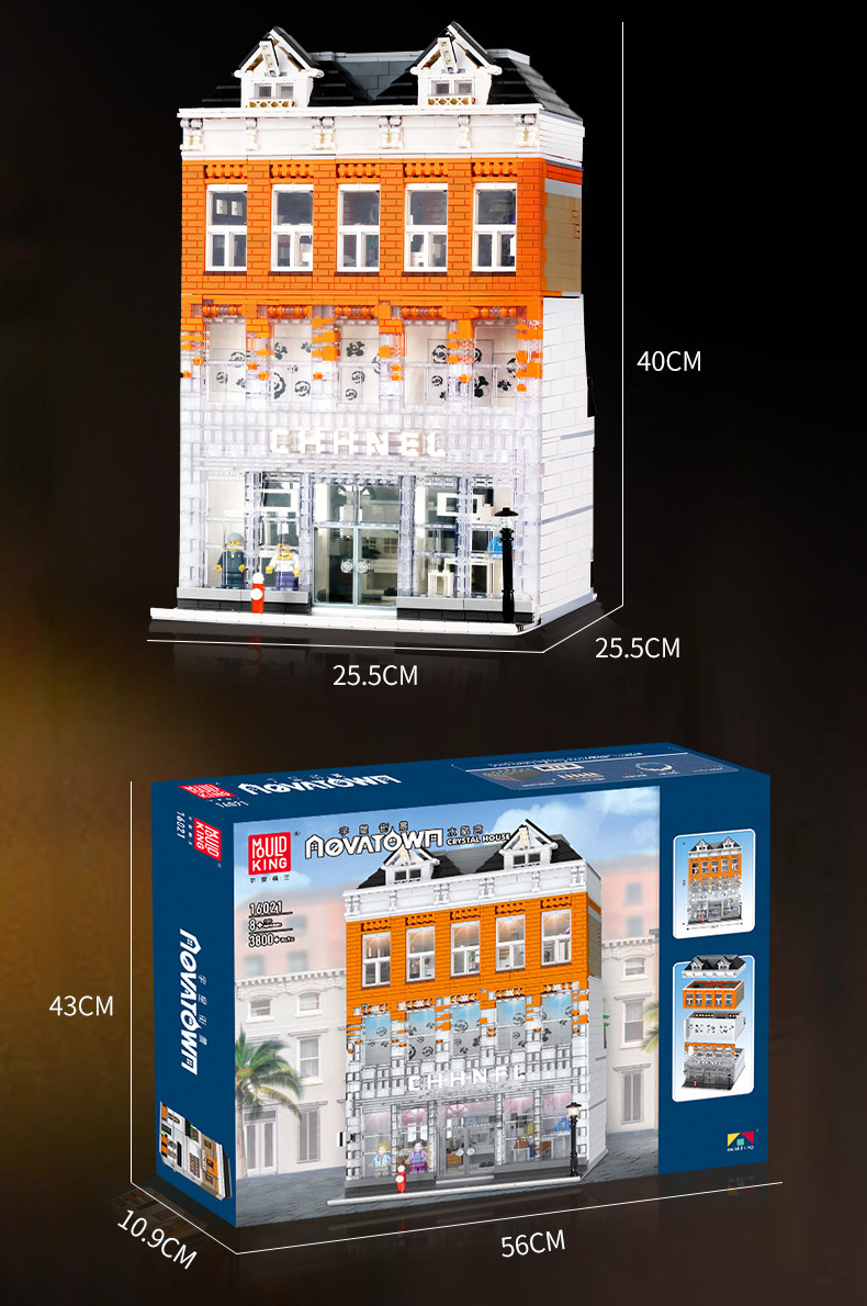 Mould king 16021 CHANEL AMSTERDAM 3800pcs