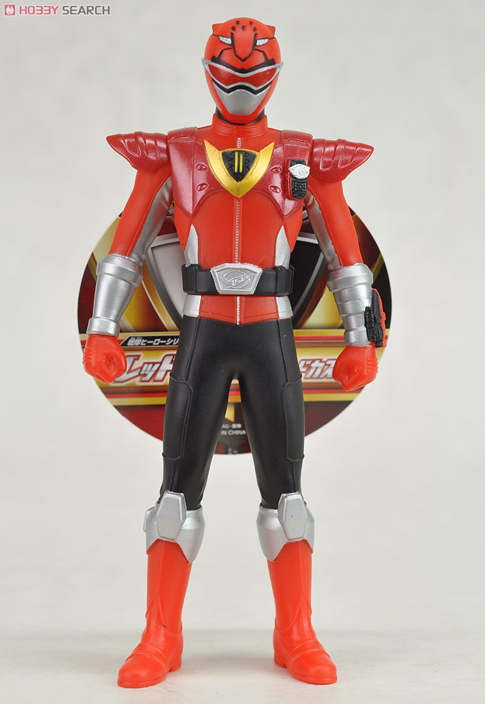 Tokumei Sentai Go-Busters - SH 06 Red Buster Powered Custom by Bandai