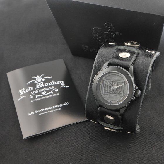 PRE-ORDER : WWE Red Monkey Wristwatch Silver 925 nWo Model