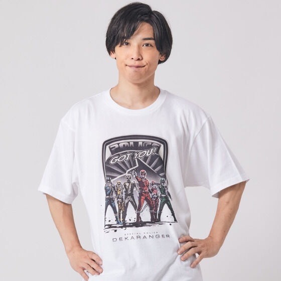 PRE-ORDER : Toei Hero T-shirt Tokusou Sentai Dekaranger American Comic Book Style Design