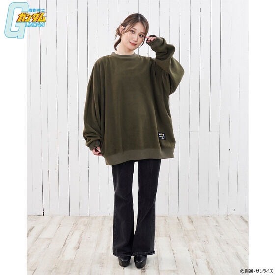 PRE-ORDER : Mobile Suit Gundam MS Motif Design Fleece Sweatshirt