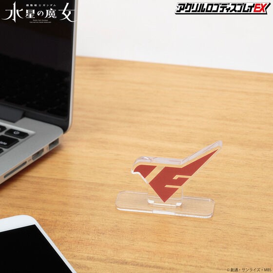 PRE-ORDER : Acrylic Logo Display EX Mobile Suit Gundam The Witch from Mercury Asticasia College of Technology Mark