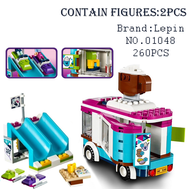 Lepin 01048 Friends Snow Resort Hot Chocolate Van 260pcs