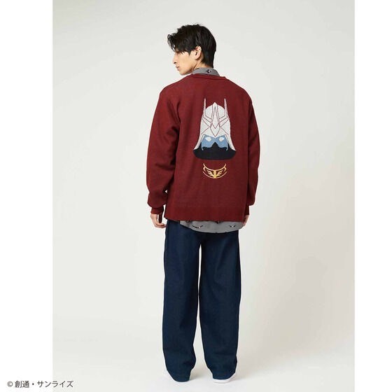 PRE-ORDER : STRICT-G graniph "Mobile Suit Gundam" Cardigan (Char Aznable Washable Jacquard Cardigan)