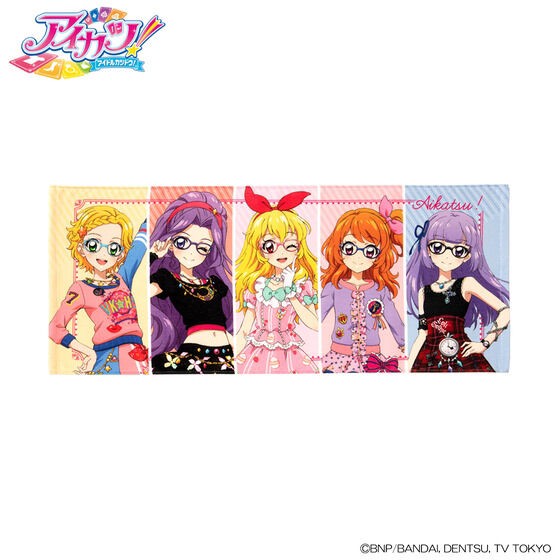PRE-ORDER : Aikatsu! Series Face Towel [2nd]
