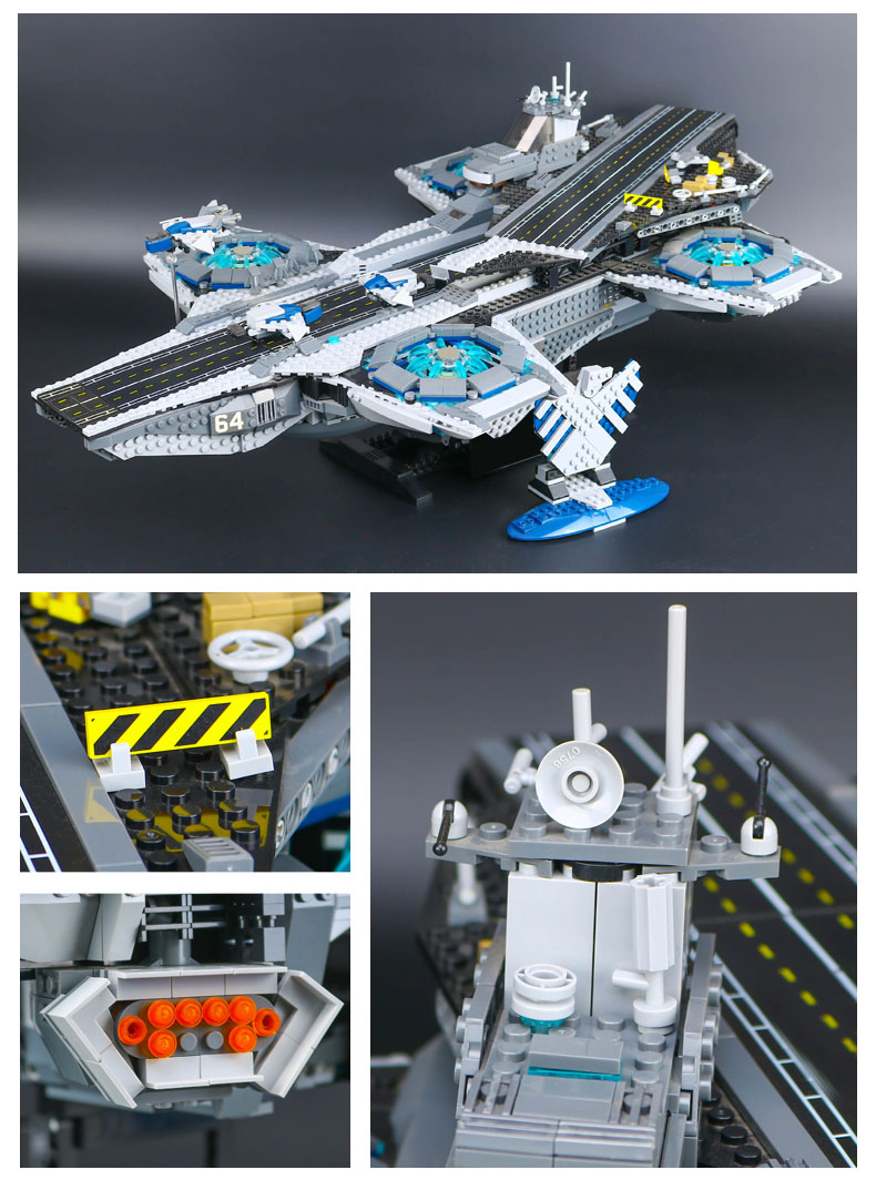 Lepin 07043 The SHIELD Helicarrier 3057pcs