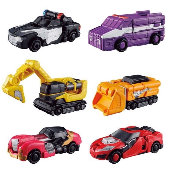 PRE-ORDER : Mini Pla Bakuage Sentai Boonboomger Bakujo Gattai Series 02 BoonBoom Car Set