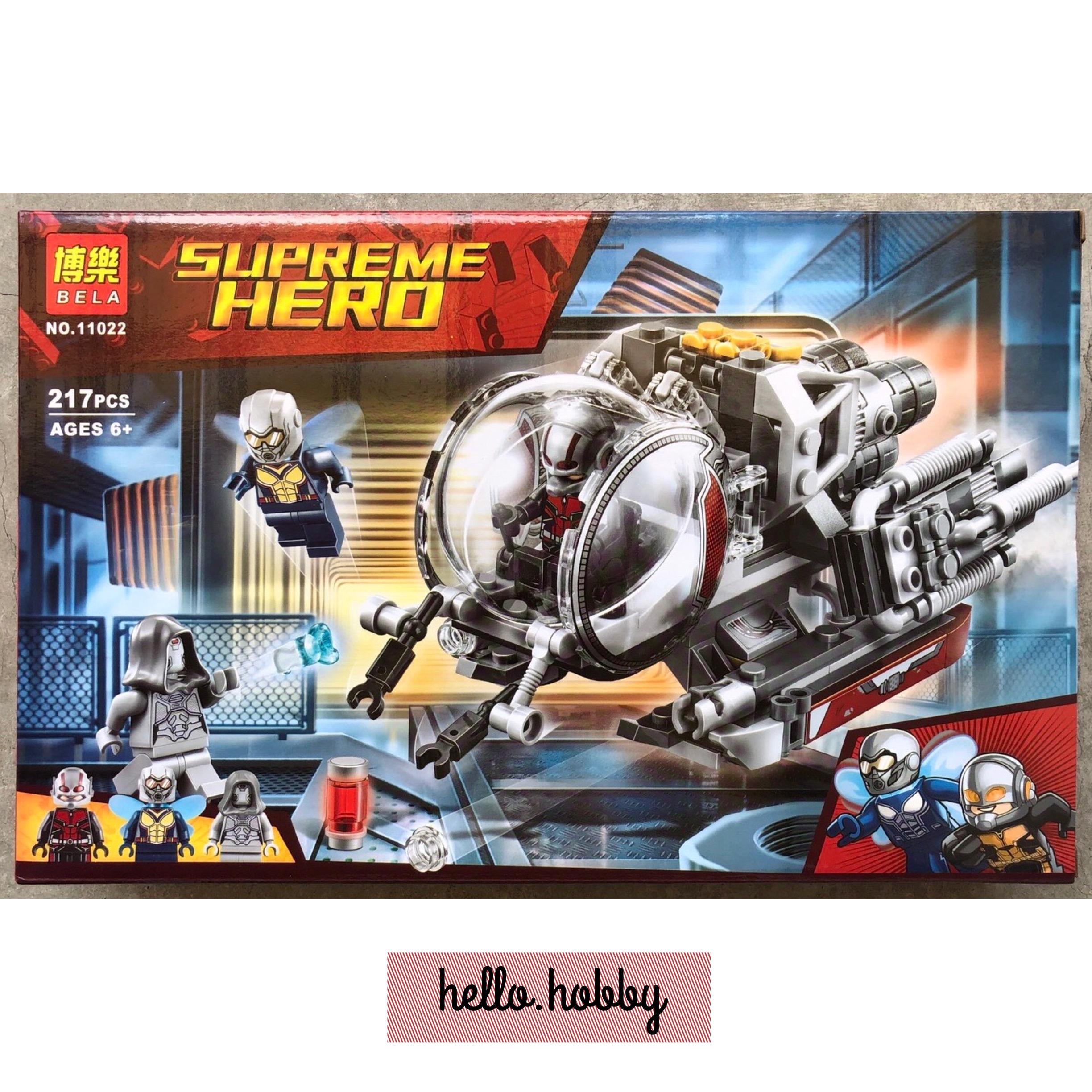 Bela 11022 Ant-Man and the Wasp : Quantum Realm Explorers 217pcs