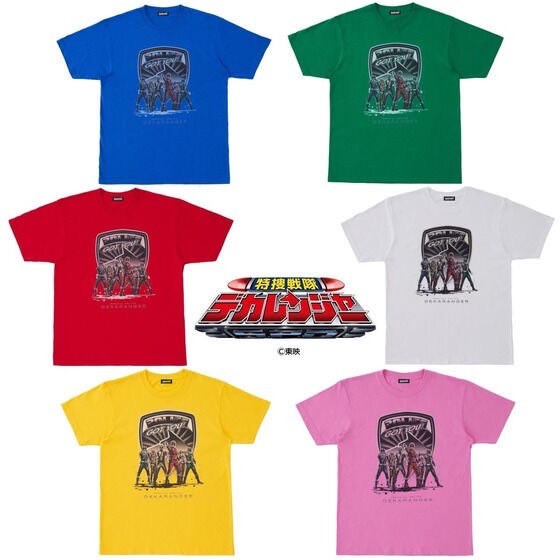 PRE-ORDER : Toei Hero T-shirt Tokusou Sentai Dekaranger American Comic Book Style Design