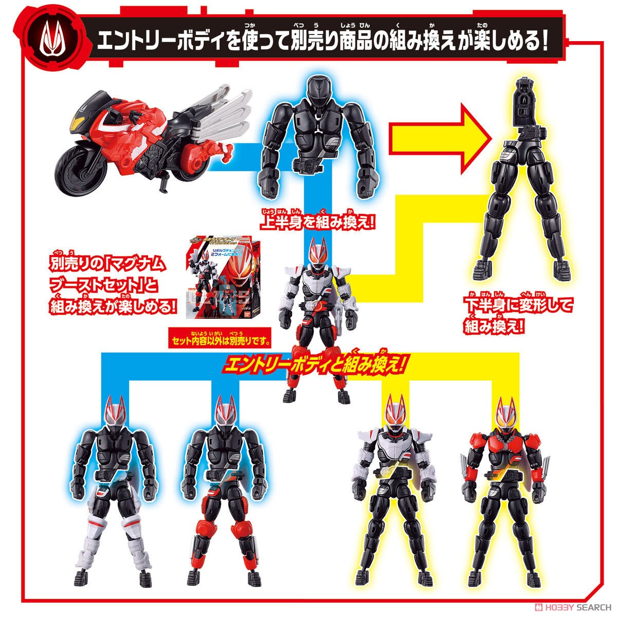 Kamen Rider Geats - Revolve Change Figure - Boostriker Entry Set by Bandai