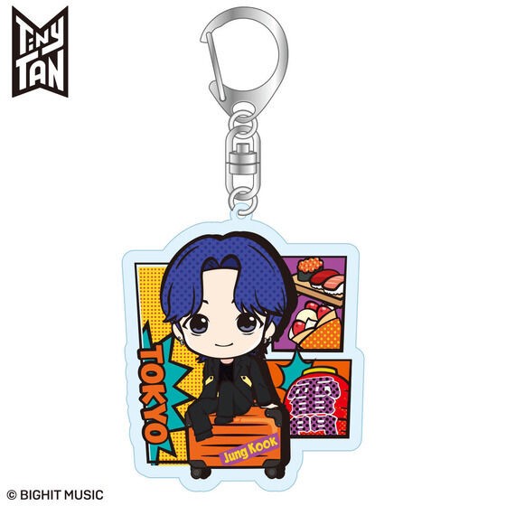 PRE-ORDER : TinyTAN TRAVEL COLLECTION Acrylic Keychain