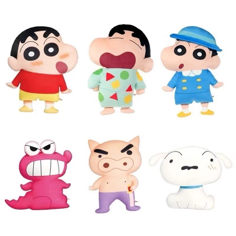 ตุ๊กตาชินจัง หมอนอิง พร้อมส่ง ร้านไทย 🚘 | Crayon Shinchan Cushion Series Plush by LCDX