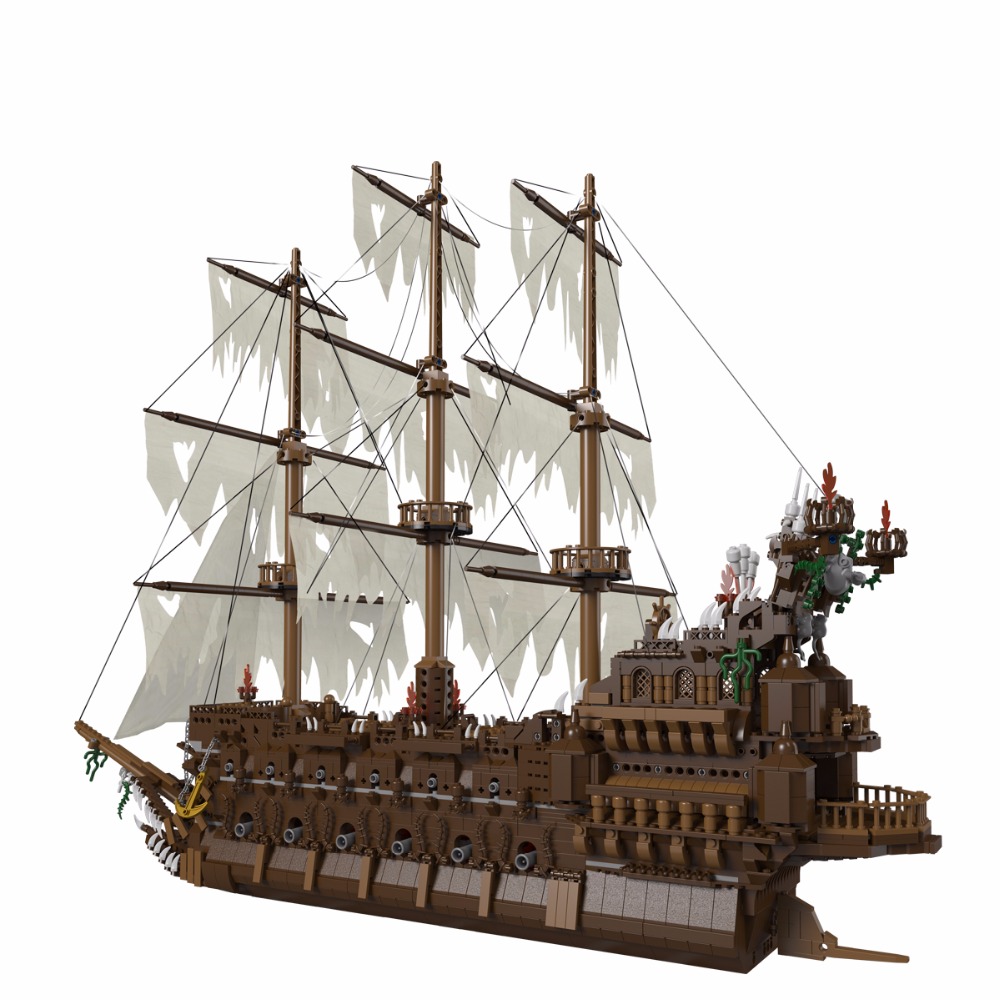 Lepin 16016 Pirates of the Carribean Flying Dutchman 3652pcs