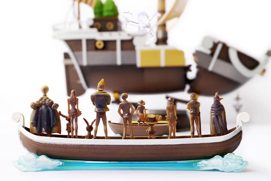 CHOGOKIN GOING MERRY -ONE PIECE 20TH ANNIVERSARY PREMIUM COLOR VER.- by Bandai (มือ1 แกะเชค มีตำหนิระเบียงหักจากโรงงาน)