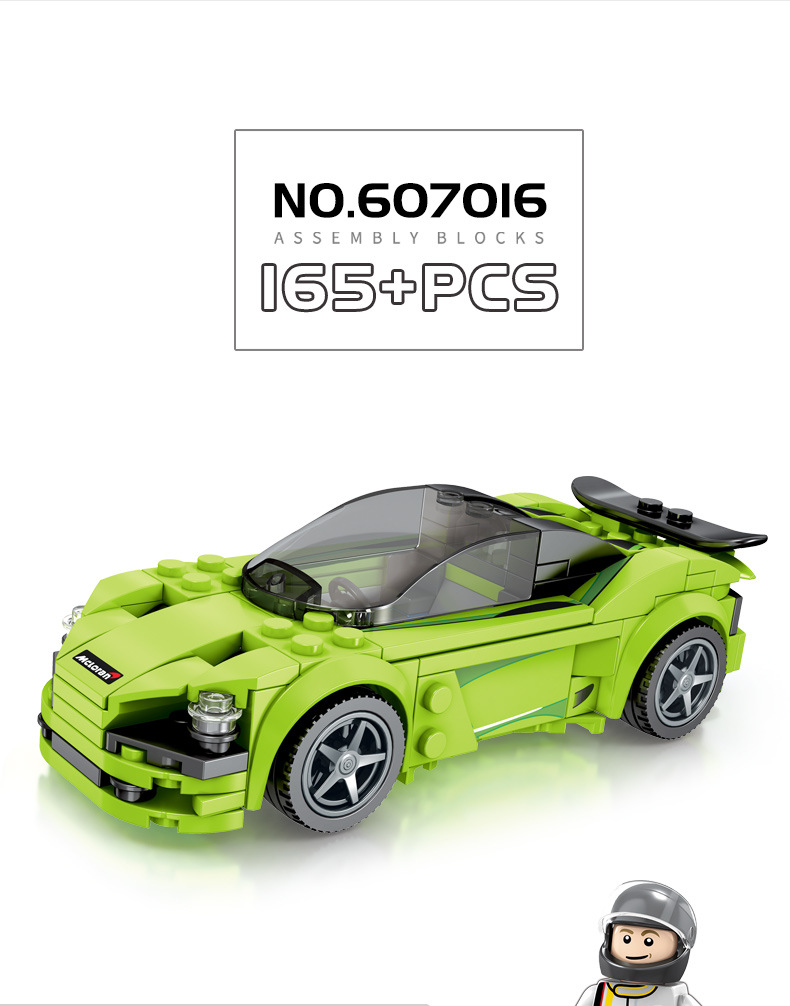 Sembo Block 607013-607016 Speed Champions