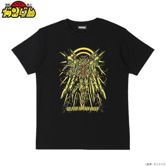 PRE-ORDER : SD Gundam Golden God Superior Kaiser T-shirt feat.STUDIO696