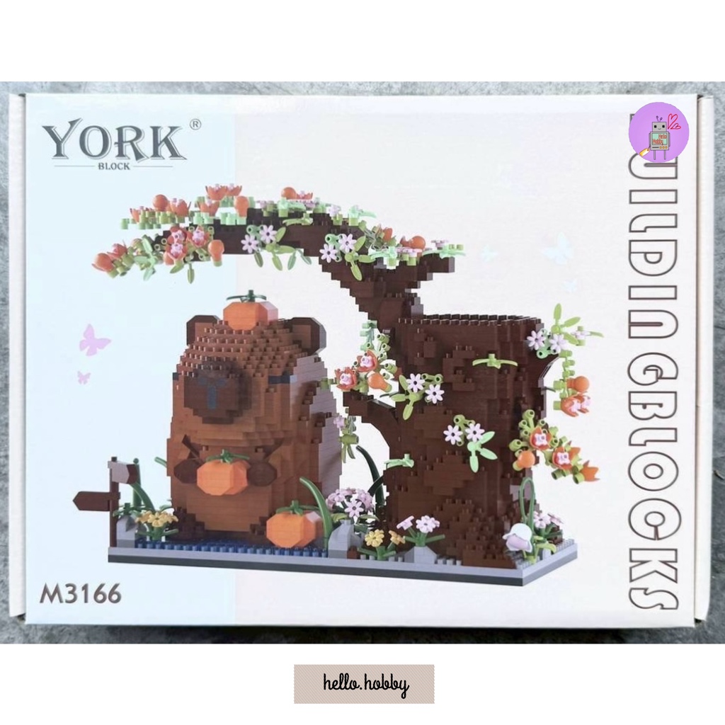 York Block M 3166 - Capybara Tree Pen Holder