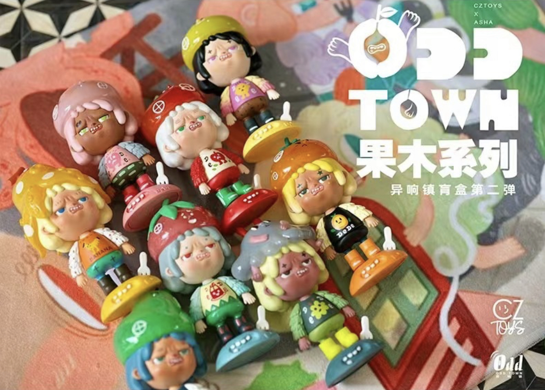 Odd Town Fruit Series By CZTOYS x ASHA (Set of 8+1secret)