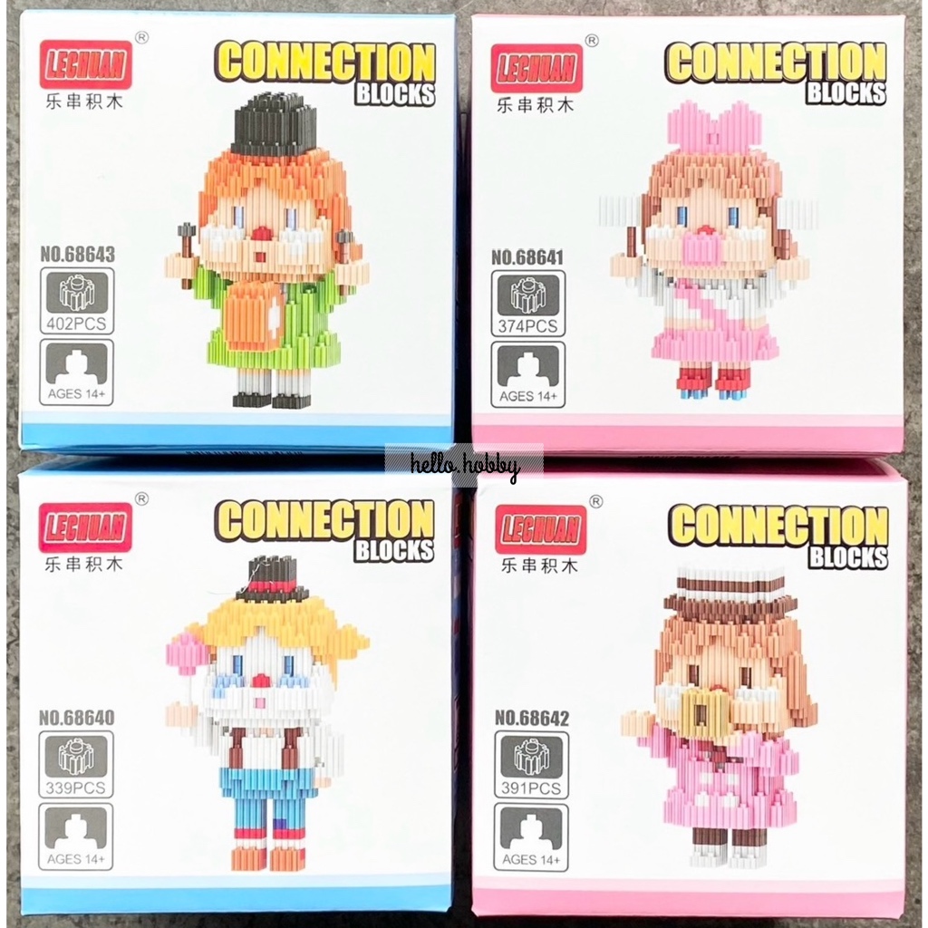 Lechuan 68636 - 68643 Art Toy - Pop Mart - Labubu x Cry Baby