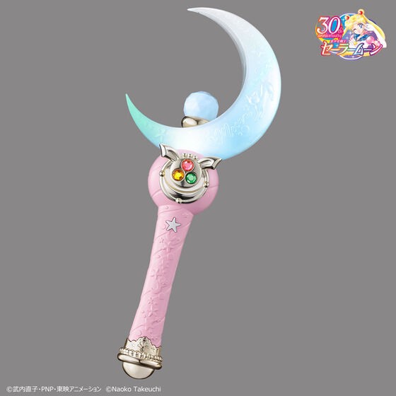 PRE-ORDER : Sailor Moon Miracle Shiny Series Moon Stick