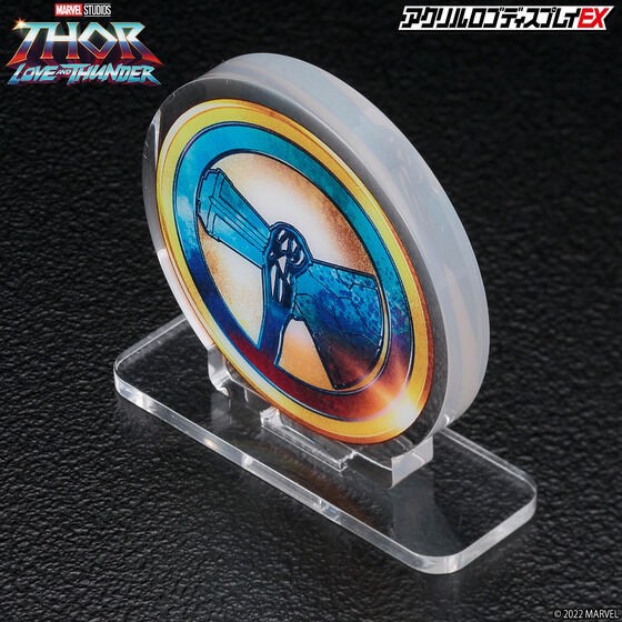PRE-ORDER : Acrylic Logo Display EX MARVEL Thor: Love and Thunder Storm Breaker / Mjolnir Mark