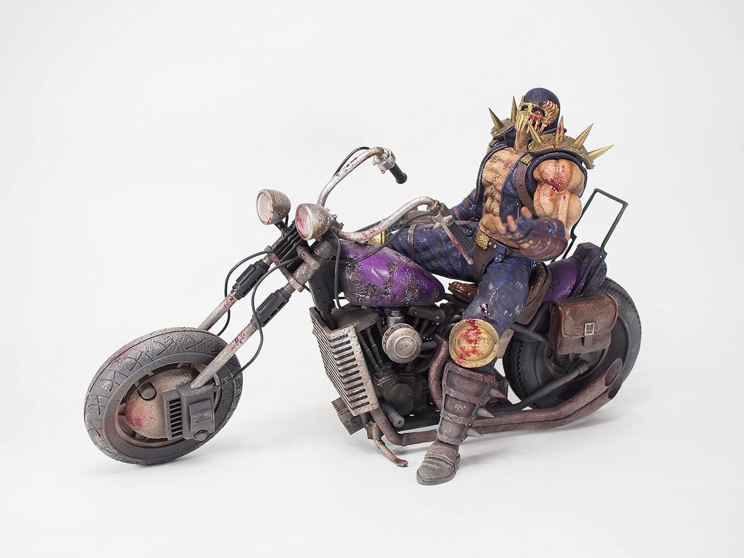 Pre-order : CCP Muscular Collection Fist of the North Star Hokuto Ultimate Modeling 2nd Jagi & Bike (Set In-play | Fierce Fight Version) by CCP