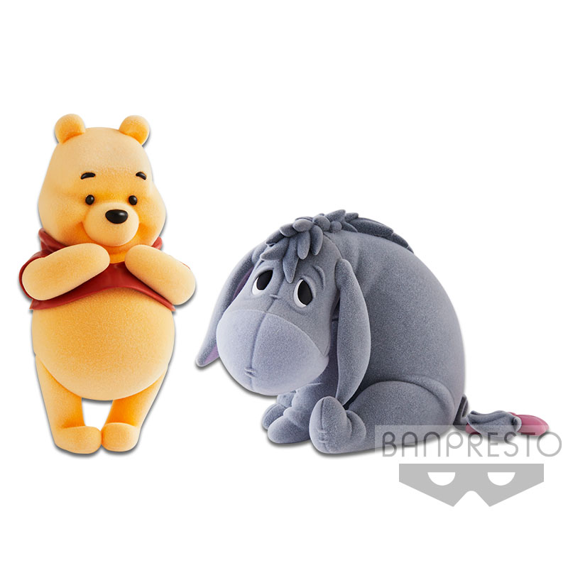 Disney Characters Fluffy & Puffy -Pooh & Eeyore- (Damaged BOX)